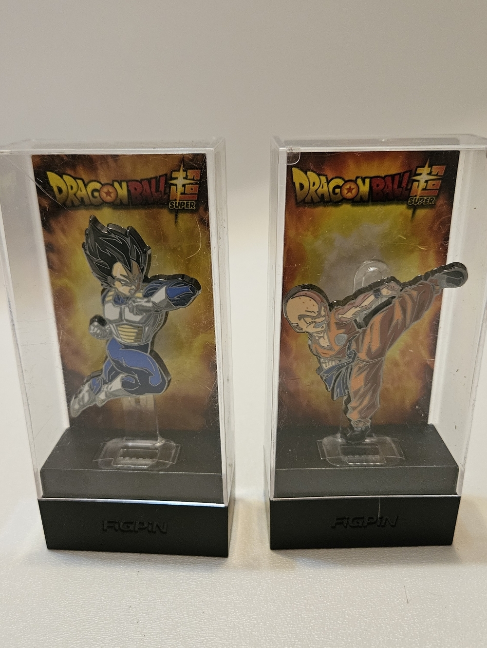 FigPin Dragon Ball Super: Super Saiyan Vegeta and Krillin